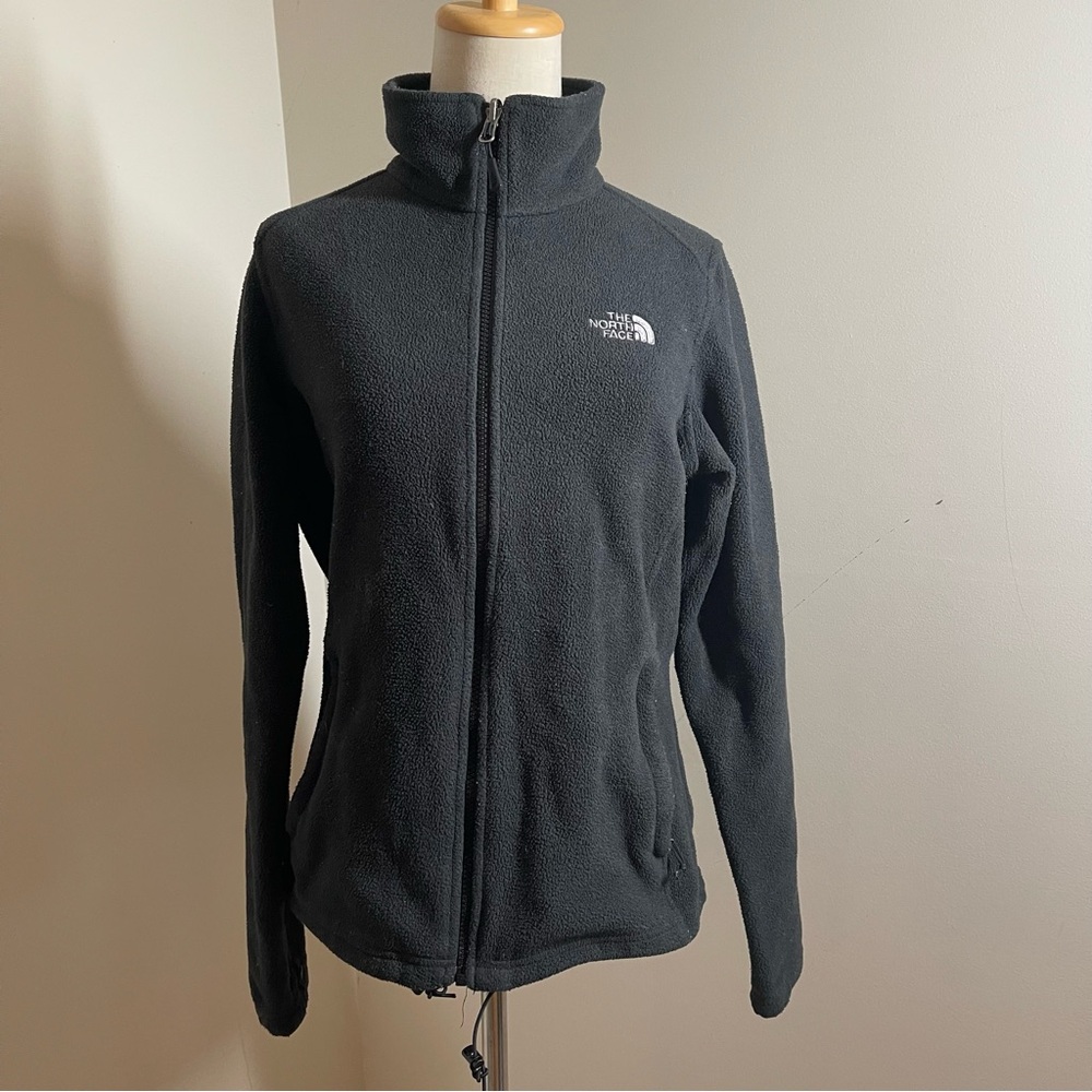 The North Face Women’s Black Full Zip Fleece Casual Jacket - Size Medium